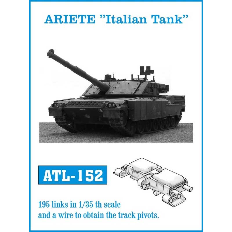 Friulmodel Ariete Italian Tank Metal Tracks (1/35) ATL-152