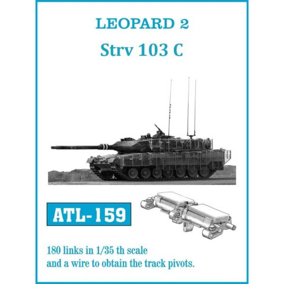 Friulmodel Leopard 2 Strv 103C Metal Tracks (1/35) ATL-159 Friulmodel Leopard 2 Strv 103C Metal Tracks (1/35) ATL-159