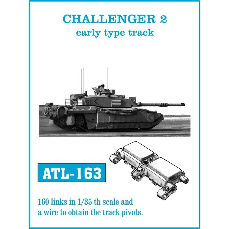 Friulmodel Challenger 2 Early Type Tracks (1/35) ATL-163