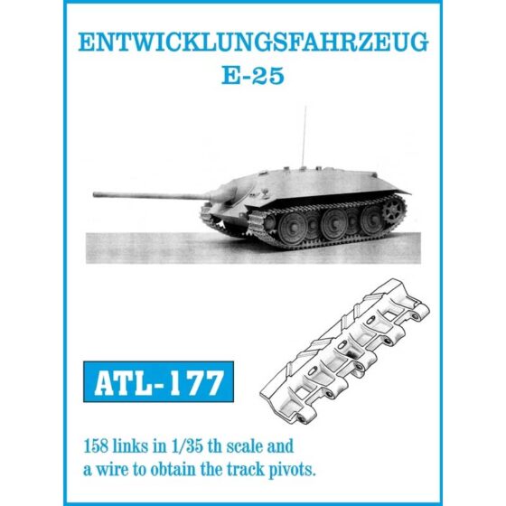 Friulmodel Entwicklungsfahrzeug E-25 Tracks (1/35) ATL-177 Friulmodel Entwicklungsfahrzeug E-25 Tracks (1/35) ATL-177