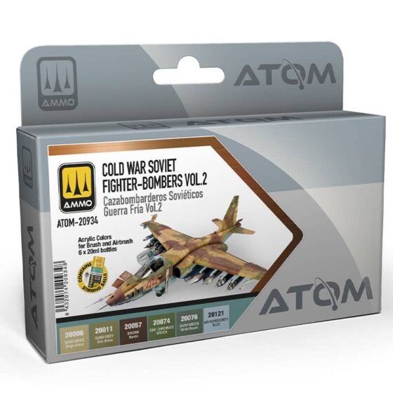 ATOM Cold War Soviet Fighter-Bombers Vol 2 Set Ammo ATOM-20934