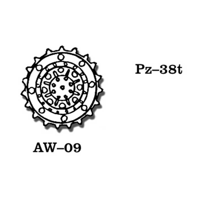 Friulmodel Pz 38t Metal Wheels (1/35) AW-09