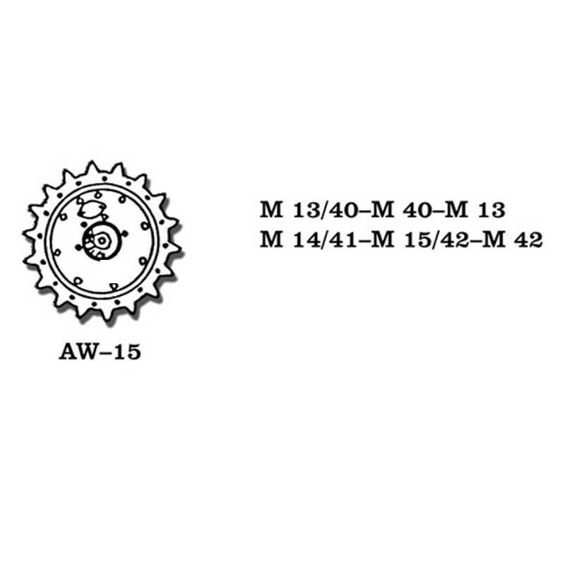 Friulmodel M13/40 M40 M14/41 M15/42 M42 Metal Wheels (1/35) AW-15
