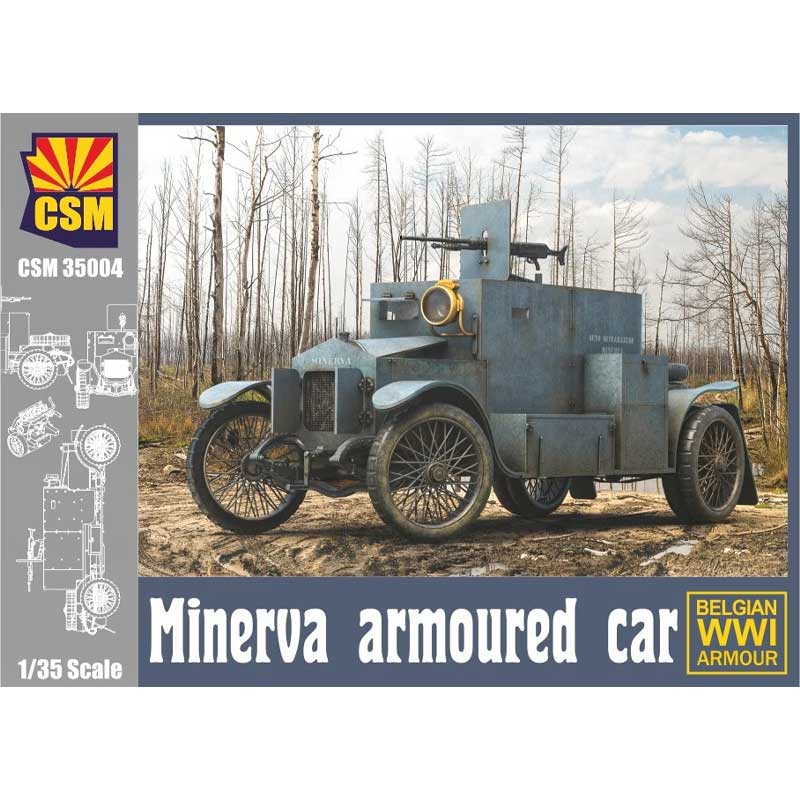 Copper State Models Minerva Armoured Car (1/35) CSM35004 Copper State Models Minerva Armoured Car (1/35) CSM35004