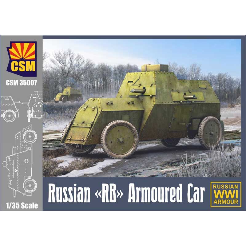 Copper State Models Russian "Rb" Armoured Car (1914) (1/35) CSM35007