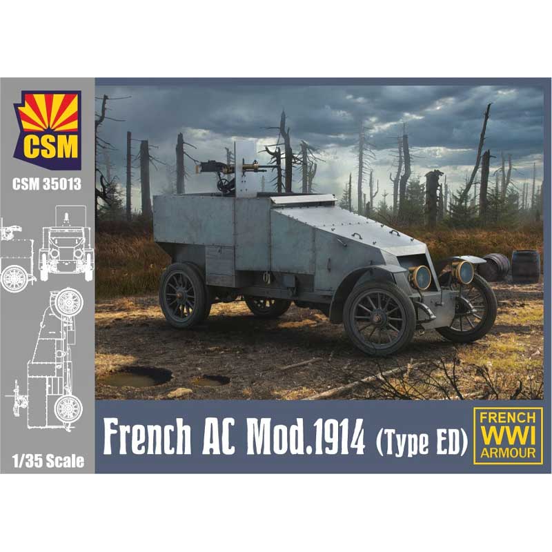 Copper State Models French Armoured Car Modele 1914 (1/35) CSM35013 Copper State Models French Armoured Car Modele 1914 (1/35) CSM35013
