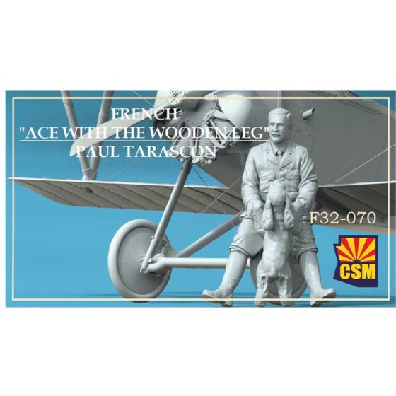 Copper State Models French Ace Wooden Leg Paul Tarascon (1/32) F32-070 Copper State Models French Ace Wooden Leg Paul Tarascon (1/32) F32-070