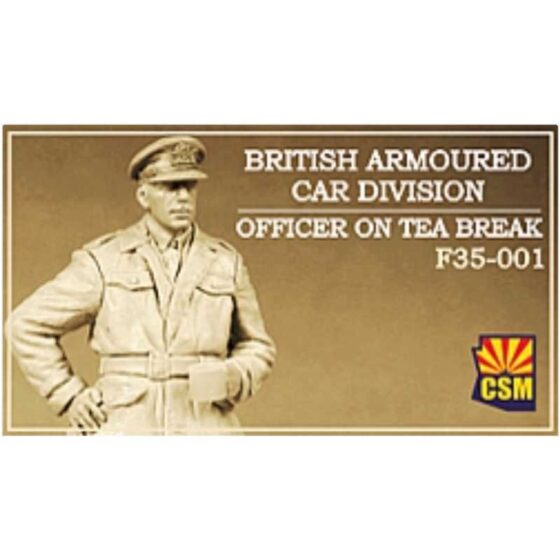 Copper State Models British Officer On Tea Break (1/35) F35-001 Copper State Models British Officer On Tea Break (1/35) F35-001