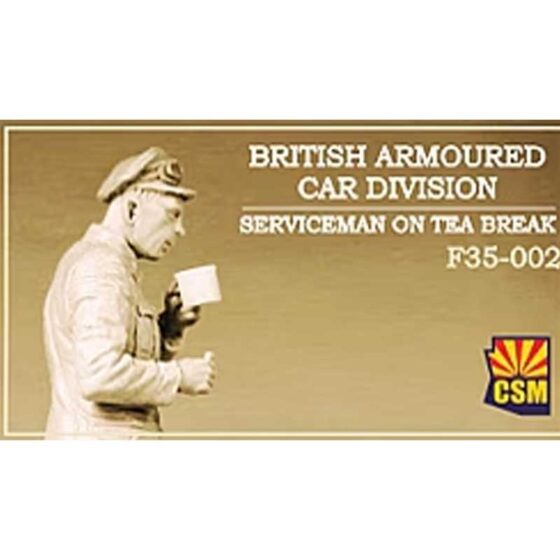 Copper State Models British Serviceman On Tea Break (1/35) F35-002 Copper State Models British Serviceman On Tea Break (1/35) F35-002