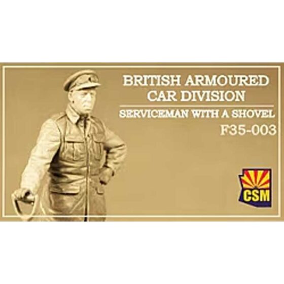 Copper State Models British Serviceman With A Shovel (1/35) F35-003 Copper State Models British Serviceman With A Shovel (1/35) F35-003