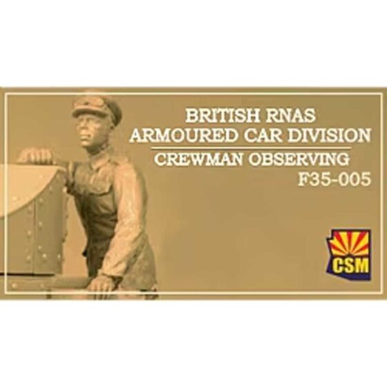Copper State Models British RNAS Crewman Observing (1/35) F35-005 Copper State Models British RNAS Crewman Observing (1/35) F35-005