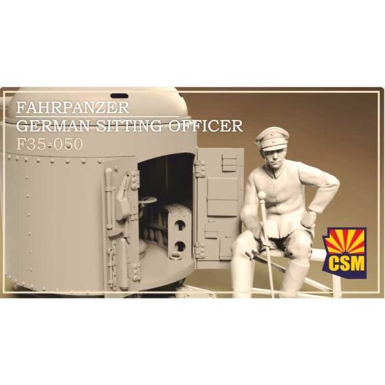 Copper State Models Fahrpanzer German Sitting Officer (1/35) F35-050 Copper State Models Fahrpanzer German Sitting Officer (1/35) F35-050