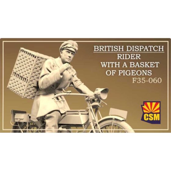 Copper State Models British Rider & Basket Of Pigeons (1/35) F35-060 Copper State Models British Rider & Basket Of Pigeons (1/35) F35-060