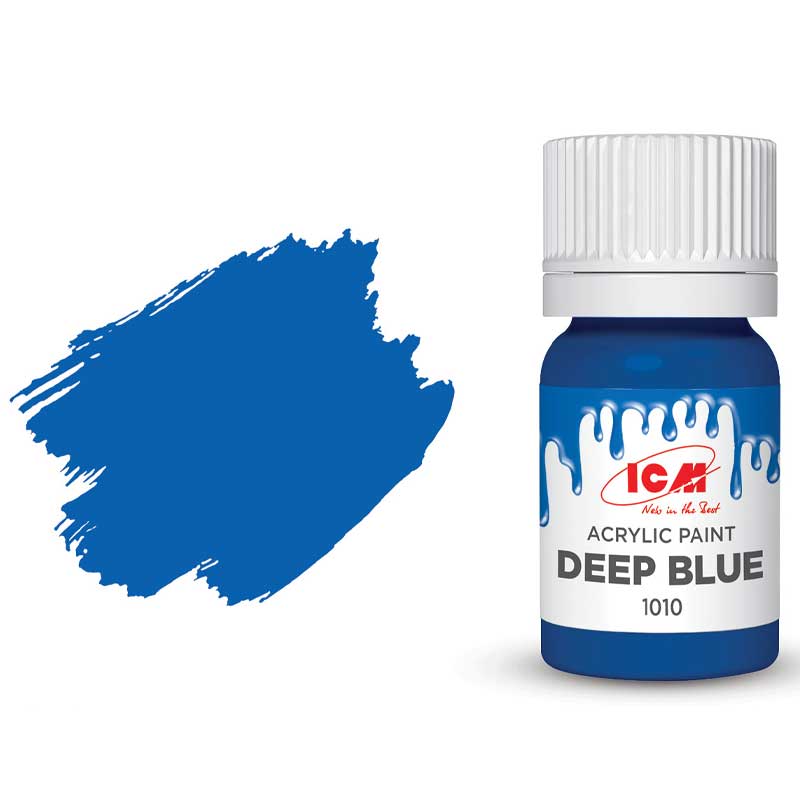 ICM Acrylic Paint - Deep Blue (12ml) 1010