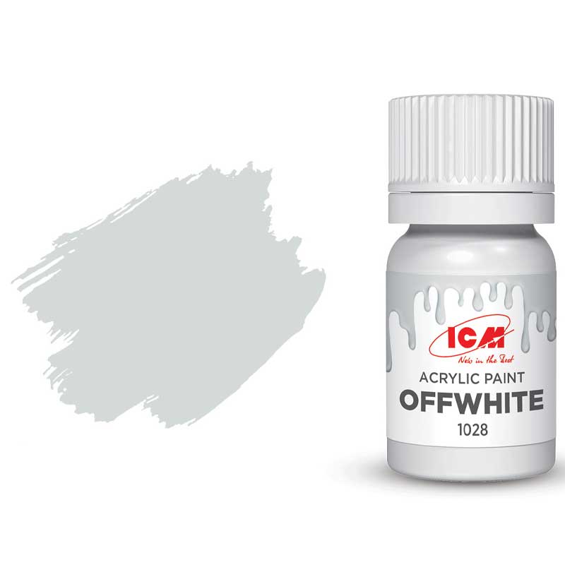 ICM Acrylic Paint - Offwhite (12ml) 1028