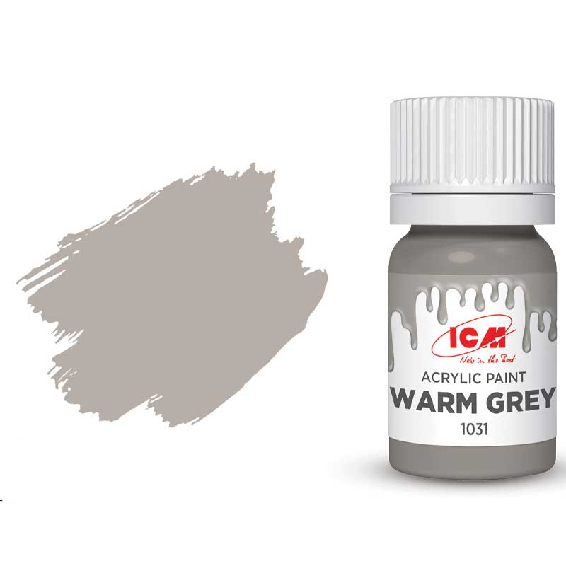 ICM Acrylic Paint - Warm Grey (12ml) 1031