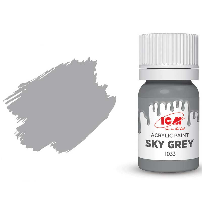 ICM Acrylic Paint - Sky Grey (12ml) 1033