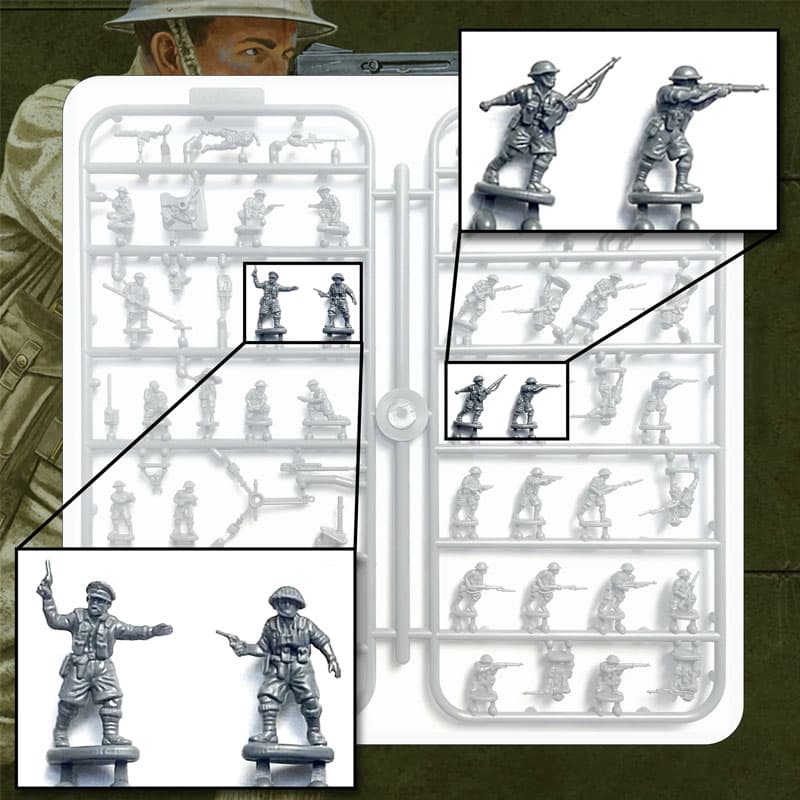 Victrix British 8th Army Infantry & Anti-tank Guns (12mm) VG12033 Victrix British 8th Army Infantry & Anti-tank Guns (12mm) VG12033