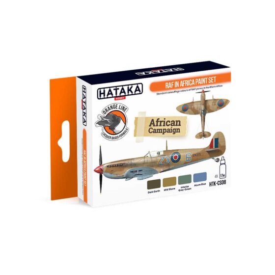 Hataka Orange Line Paint Set - In Africa HTK-CS08 Hataka Orange Line Paint Set - In Africa HTK-CS08
