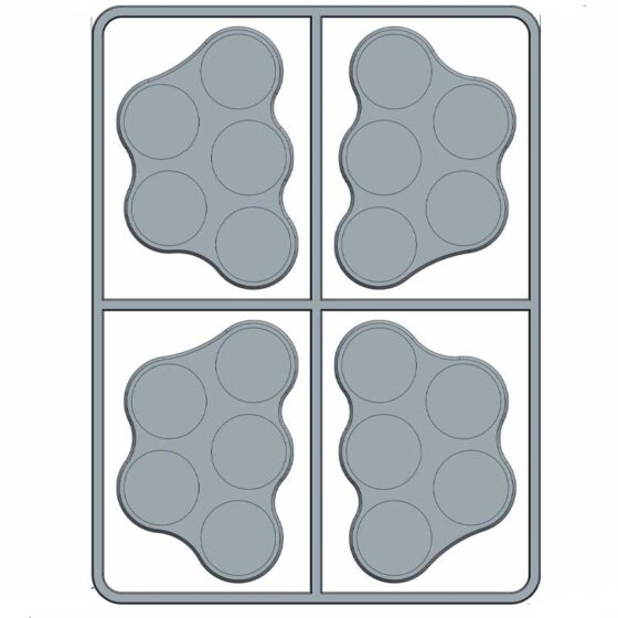 Victrix Skirmish Movement Trays (25mm) VXB008 Victrix Skirmish Movement Trays (25mm) VXB008