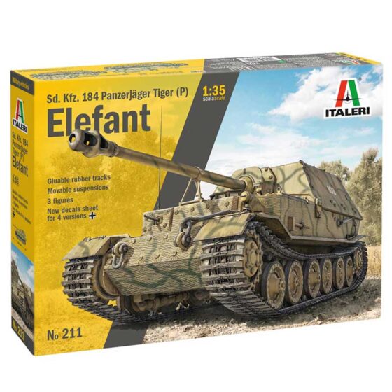 Italeri Sd.Kfz.184 Panzerjager Elefant (1/35) 211 Italeri Sd.Kfz.184 Panzerjager Elefant (1/35) 211
