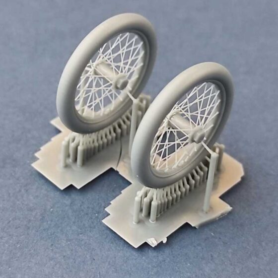 Copper State Models Nieuport Spoked Wheels (1/32) A32-003 Copper State Models Nieuport Spoked Wheels (1/32) A32-003