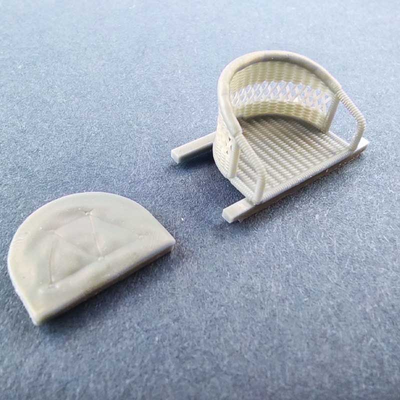 Copper State Models Bristol Scout Seat & Leather Pad (1/32) A32-009