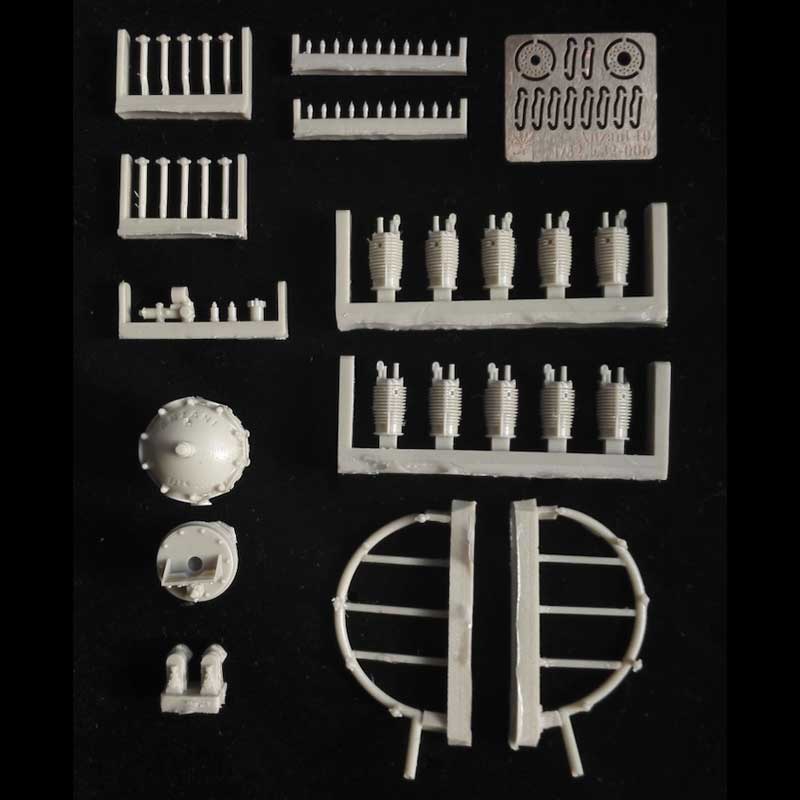 Copper State Models Anzani 10cyl Engine 110hp (1/32) A32-014