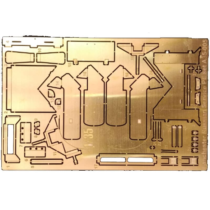 Copper State Models Lanchester Armoured Car PE Set (1/35) A35-005