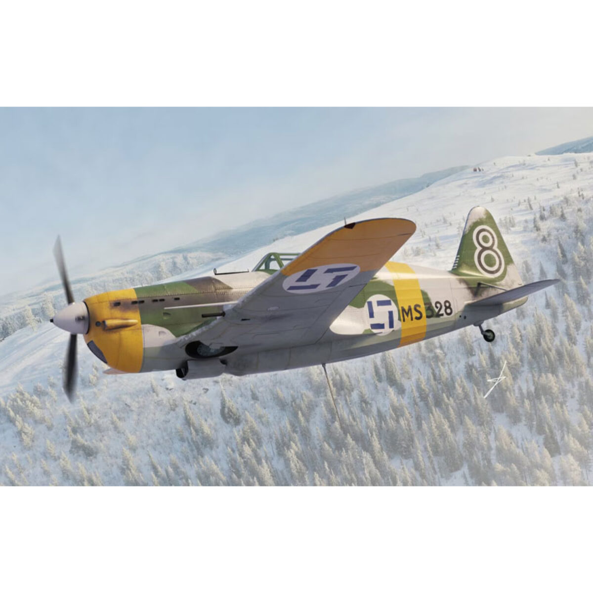 Dora Wings Morane-Saulnier MS.406C.1 “Finnish Aces” (1/48) DW48057