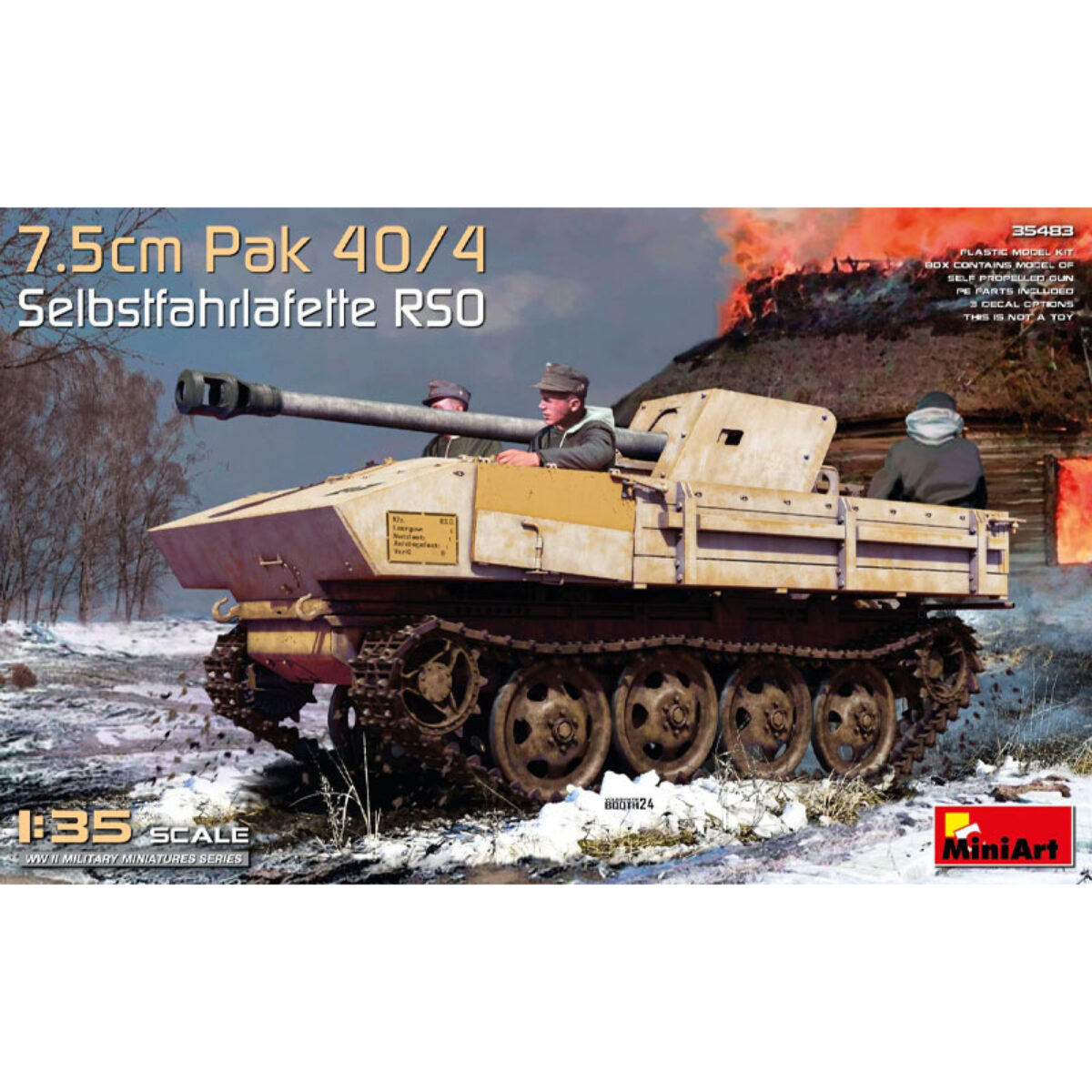 MiniArt 1:72 StuG III Ausf G Scale Model Kit | Detailed Molded Color Model For Collectors - View #9