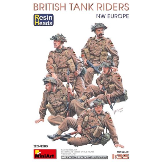 Miniart British Tank Riders NW Europe (1/35) 35496 Miniart British Tank Riders NW Europe (1/35) 35496
