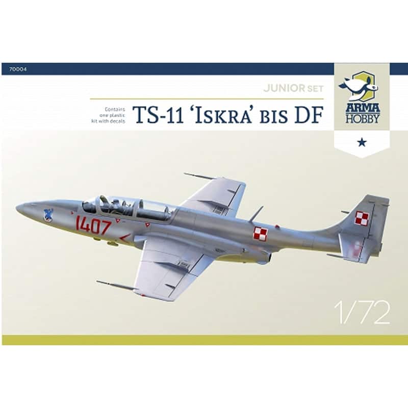 1/72 TS-11 Iskra Bis DF Junior set Arma Hobby 70004 *Damaged Box*