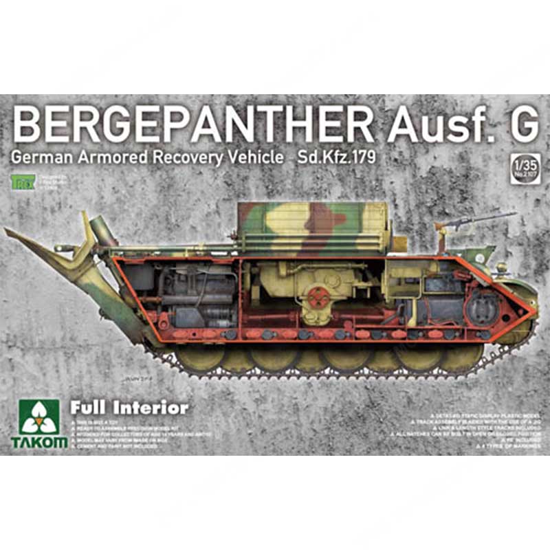 Takom Bergepanther Ausf G SdKfz 179 Full Interior (1/35) 02107