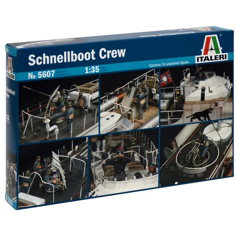 1/35 Schnellboote Crew Italeri 5607 *Damaged Box* 1/35 Schnellboote Crew Italeri 5607 *Damaged Box*
