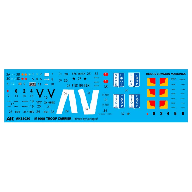 AK Interactive M1008 Troop Carrier (1/35) AK35030 AK Interactive M1008 Troop Carrier (1/35) AK35030