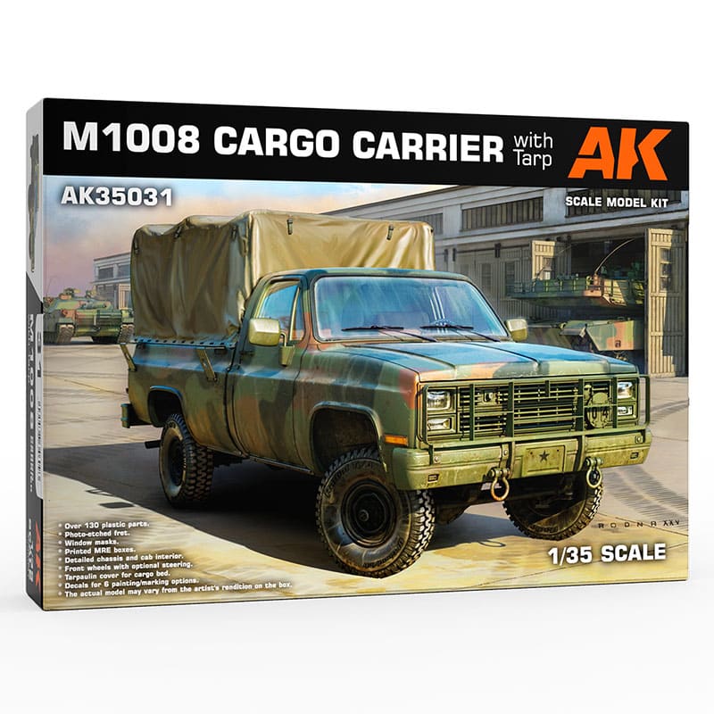 AK Interactive M1008 Troop Carrier With Tarp (1/35) AK35031