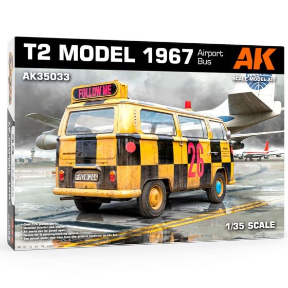 AK Interactive Volkswagen T2 Model 1967 Airport Bus (1/35) AK35033 AK Interactive Volkswagen T2 Model 1967 Airport Bus (1/35) AK35033