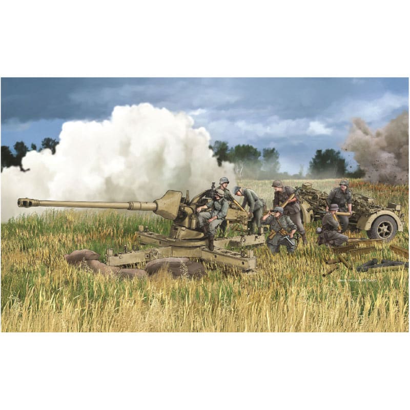 Dragon PaK 43/3 L/71 mit Behelfslafette (1/35) 6522