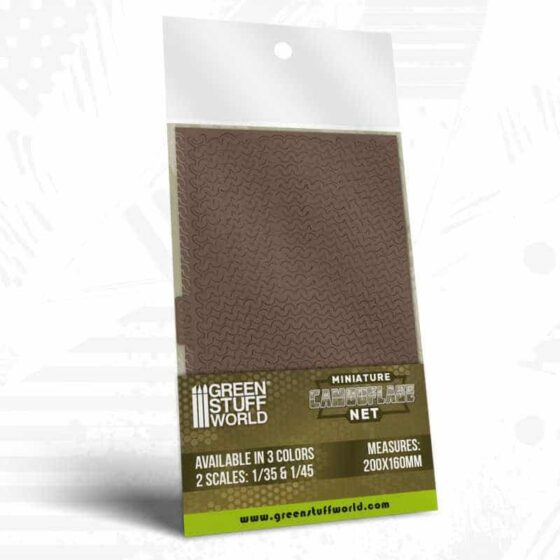 Green Stuff World - Miniature Camouflage Net Khaki (1/35) Green Stuff World - Miniature Camouflage Net Khaki (1/35)