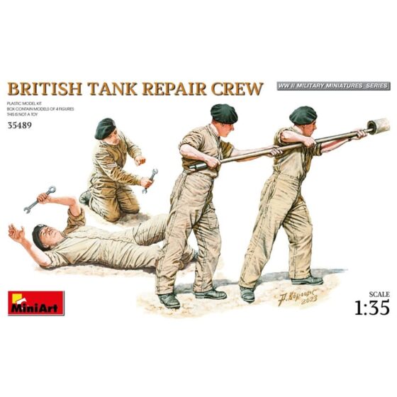 Miniart British Tank Repair Crew (1/35) 35489 Miniart British Tank Repair Crew (1/35) 35489