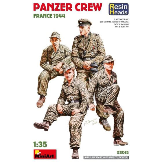 Miniart Panzer Crew. France 1944 Resin Heads (1/35) 53015 Miniart Panzer Crew. France 1944 Resin Heads (1/35) 53015