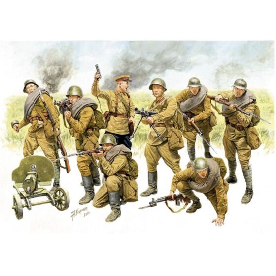 Zvezda Red Army Infantry Set (1/35) 3526 Zvezda Red Army Infantry Set (1/35) 3526