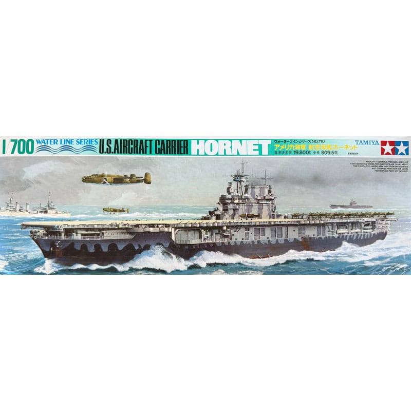 Tamiya U.S. Aircraft Carrier Hornet CV-8 (1/700) 77510