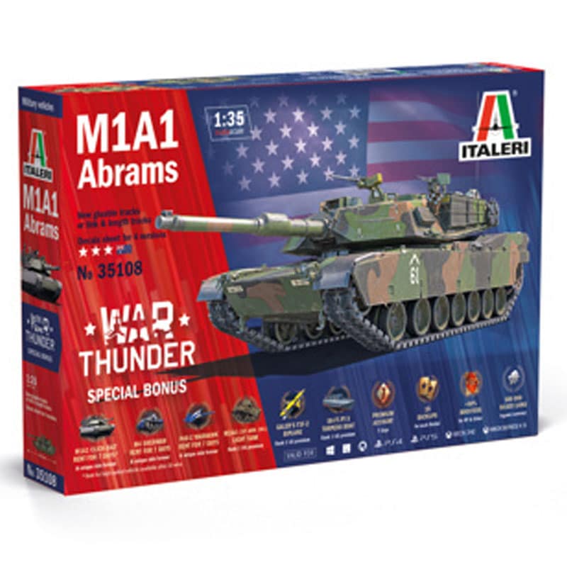 1/35 M1A1 Abrams Italeri W35108 *Damaged Box*