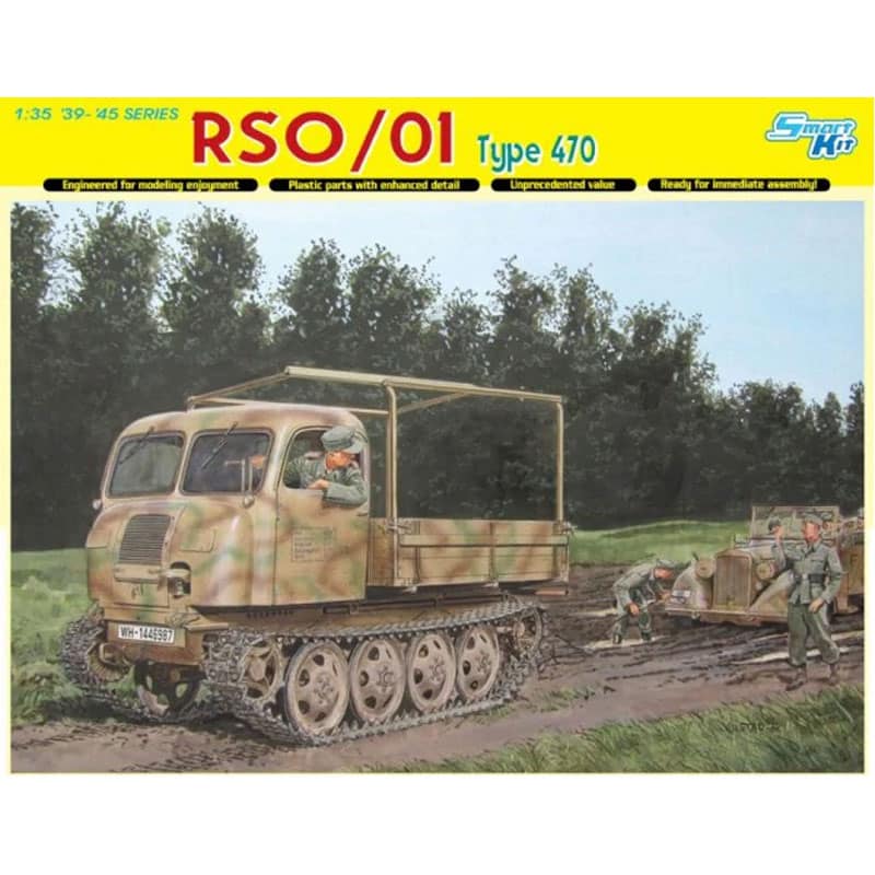Dragon RSO/1 Type 470 w/Bonus Snow/Bog Track Pad & Goliath Demolition Vehicle (1/35) 6691