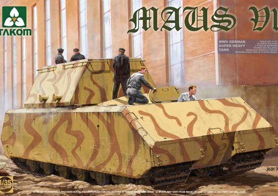 Takom WWII German Super Heavy Tank Maus V1 (1/35) 02049