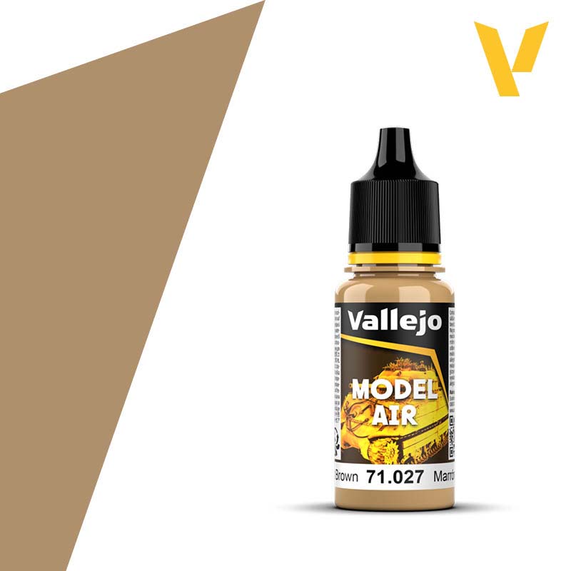 Vallejo Model Air - Light Brown (18ml) 71.027