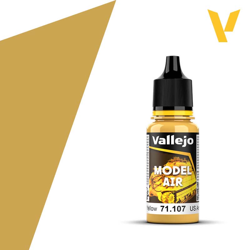 Vallejo Model Air - US Interior Yellow (18ml) 71.107