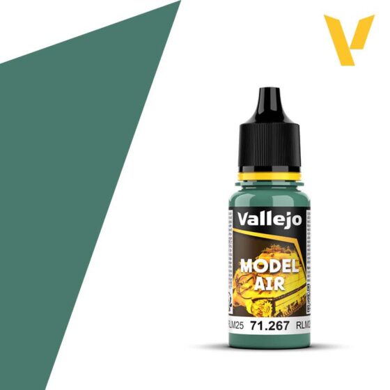 Vallejo Model Air - Light Green RLM25 (18ml) 71.267 Vallejo Model Air - Light Green RLM25 (18ml) 71.267